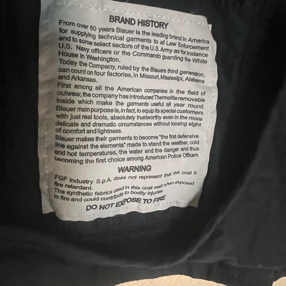 Unisex Blauer Uniform Jacket Size XL - Picture 8 of 10